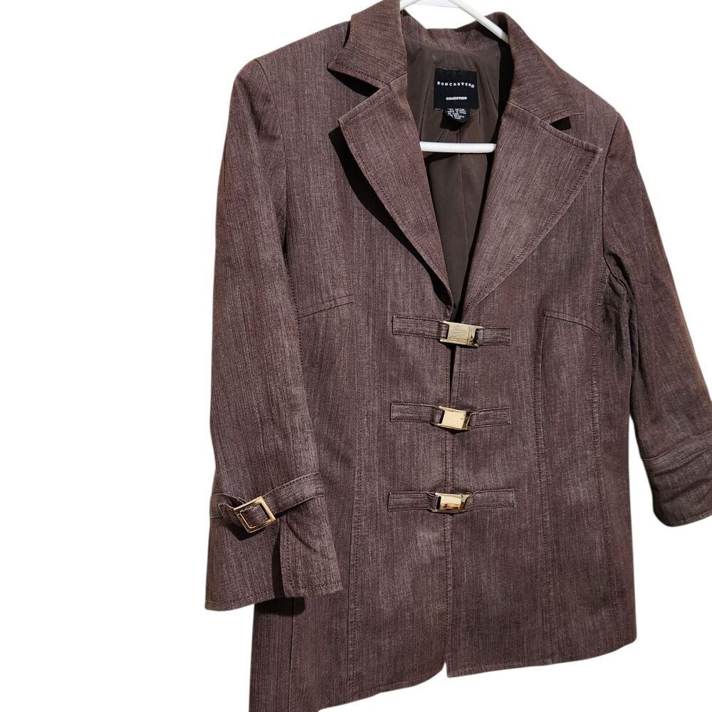 Doncaster Blazer Size 14 Brown Color Lined